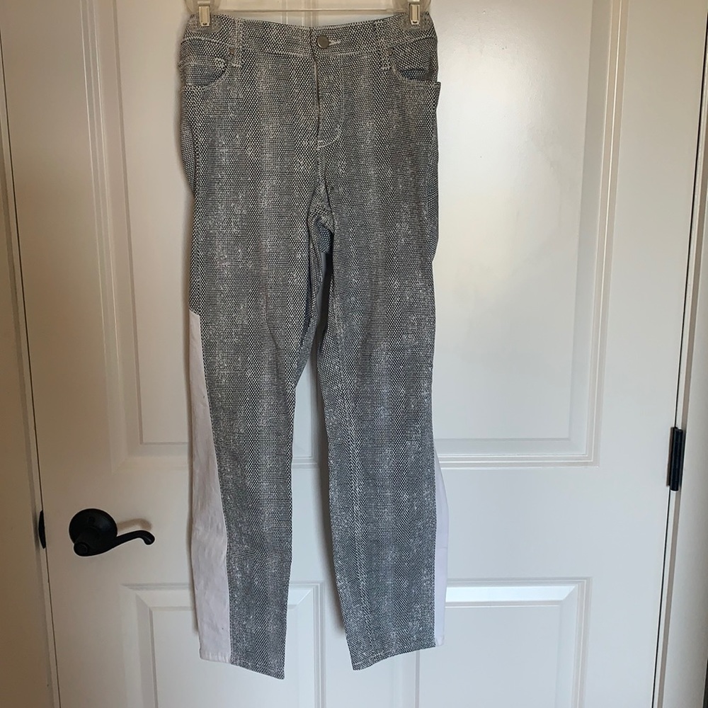 DKNY Jeans snake print skinny jeans
